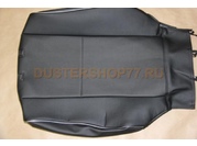Duster (2011-) Экокожа черная + вставка из перф экокожи черного цвета (для компл. Дастер без пакета безопасность)