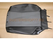 Duster (2011-) Экокожа черная + вставка из перф экокожи серого цвета (для компл. Дастер без пакета безопасность)