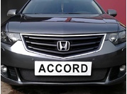 HONDA Защита радиатора для Honda Accord 8 2008-2012г.в. до рестайлинг (хром)