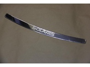 Solaris седан (2014-) Накладка на задний бампер с надписью