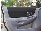 Accent (1999-) Набор кожаных вставок в двери Hyundai Accent черные