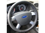 FORD Кожаная накладка на руль Ford Focus II, Ford C-MAX I (2007-2010), черная