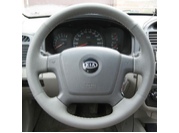 KIA Кожаная накладка на руль Kia Cerato I, серая