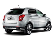 Защита порогов Защита порогов Ø63мм SsangYong Action (нерж) -2013г-