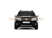 Duster (2011-) Защита переднего бампера одинарная Ø63мм (серебро) (Искра)